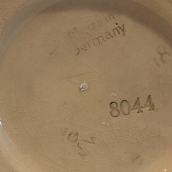 Vintage German Beer Stein Pewter Lid 8.5 in Tall Hand Painted Couple 0.5 L - Picture 16 of 16